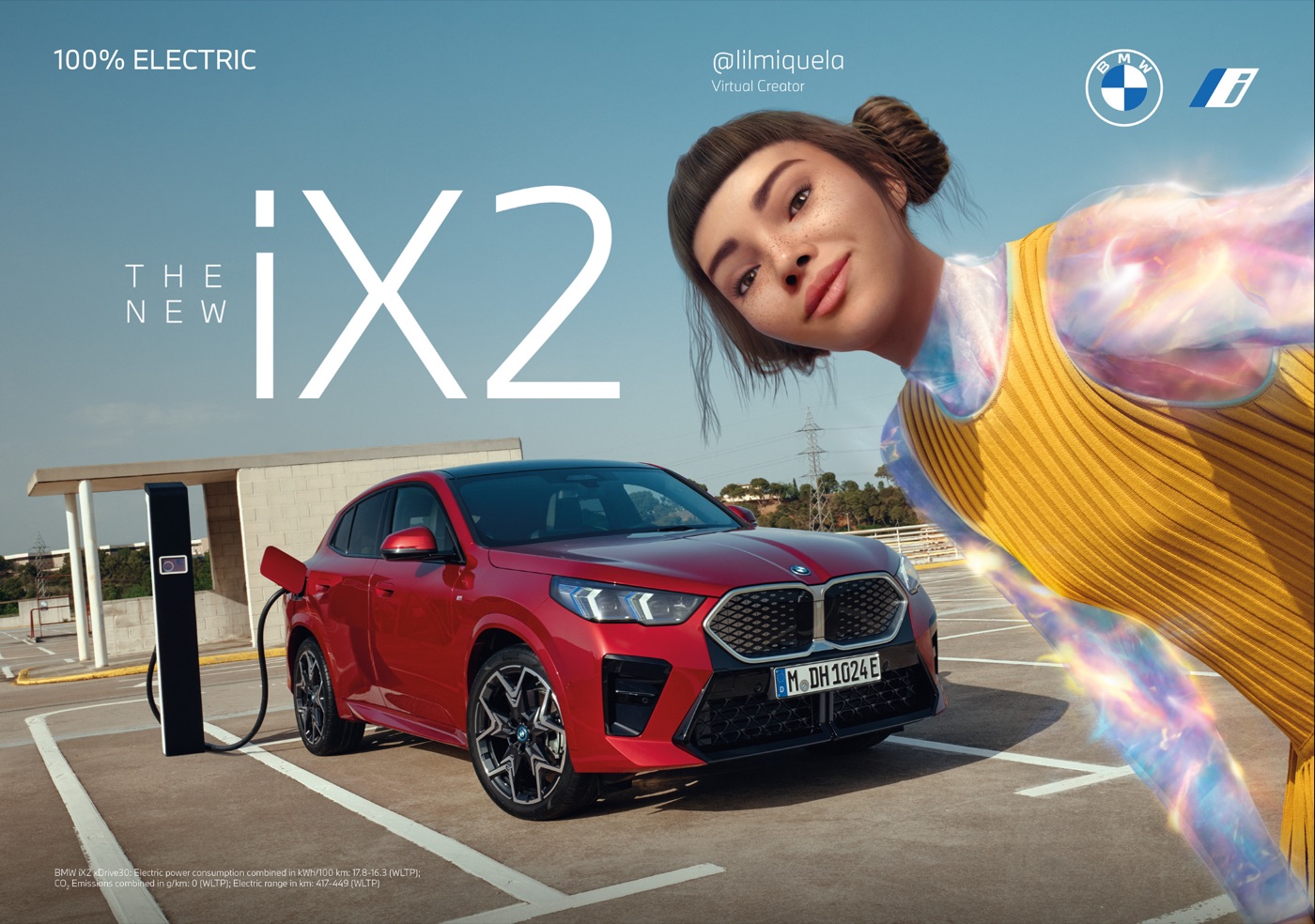 BMW iX2 billboard 4