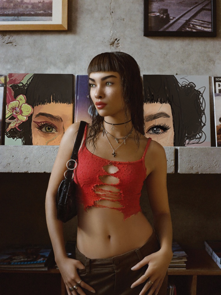 Prototype editorial still in red