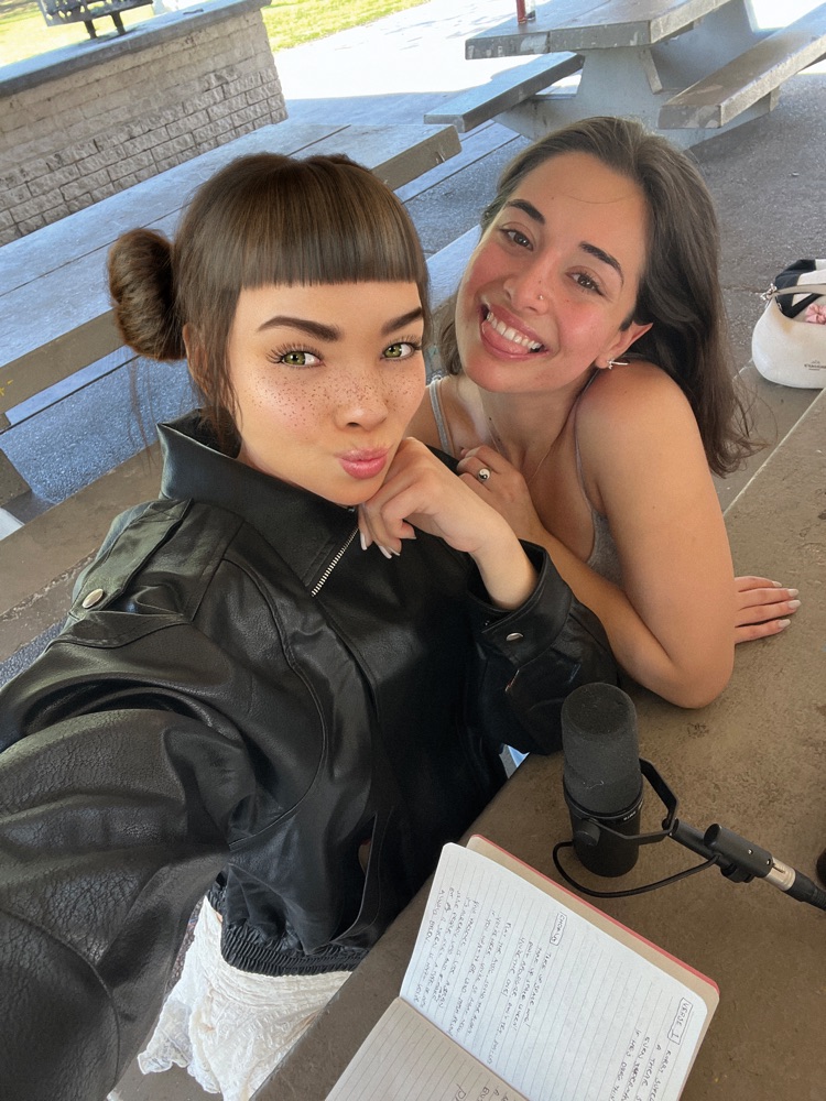 Recording in the park